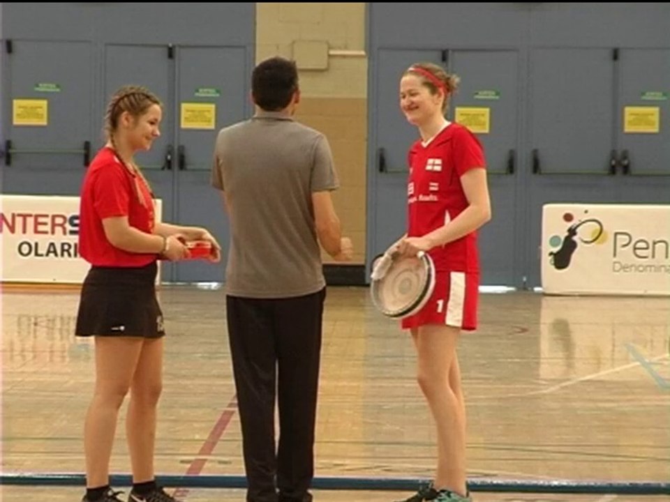 ENGLAND - SPAIN  (women) 2nd World Tamburello Indoor Championship - Catalonia 2017-