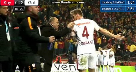 Eren Derdiyok 2nd Goal - Kayserispor 0-1 Galatasaray 22.01.2018