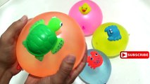 5 Wet Balloons for Learning Colors - Finger Family Nursery Rhymes For Babies