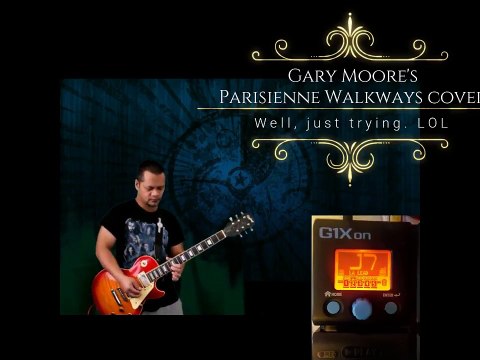 Gary Moore - Parisienne Walkways guitar cover