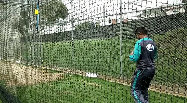 Haris Sohail at Basin Reserve, Wellington