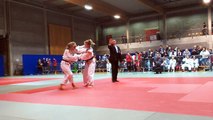 Finale Provincial 2018 U18 -52kg entre Chimène Cardon (Frameries) et Ameline Vella (Lessines)