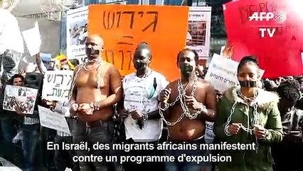 Israël: des migrants manifestent contre un programme d'expulsion