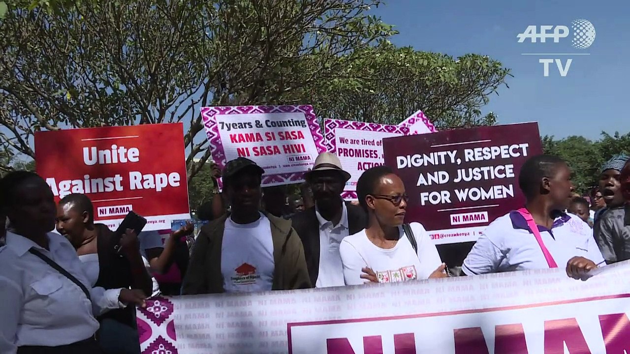 Manifestation contre les viols présumés à l'hôpital de Nairobi