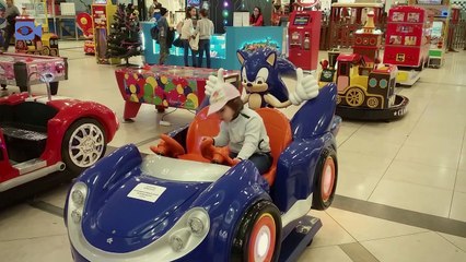 Indoor playground area,fun car for babies