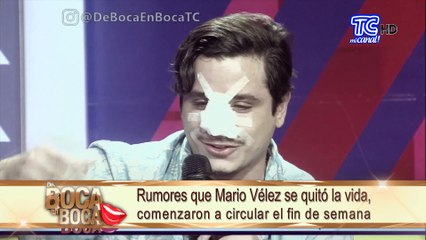Rumores que Mario Vélez se quitó la vida comenzaron a circular el fin de semana
