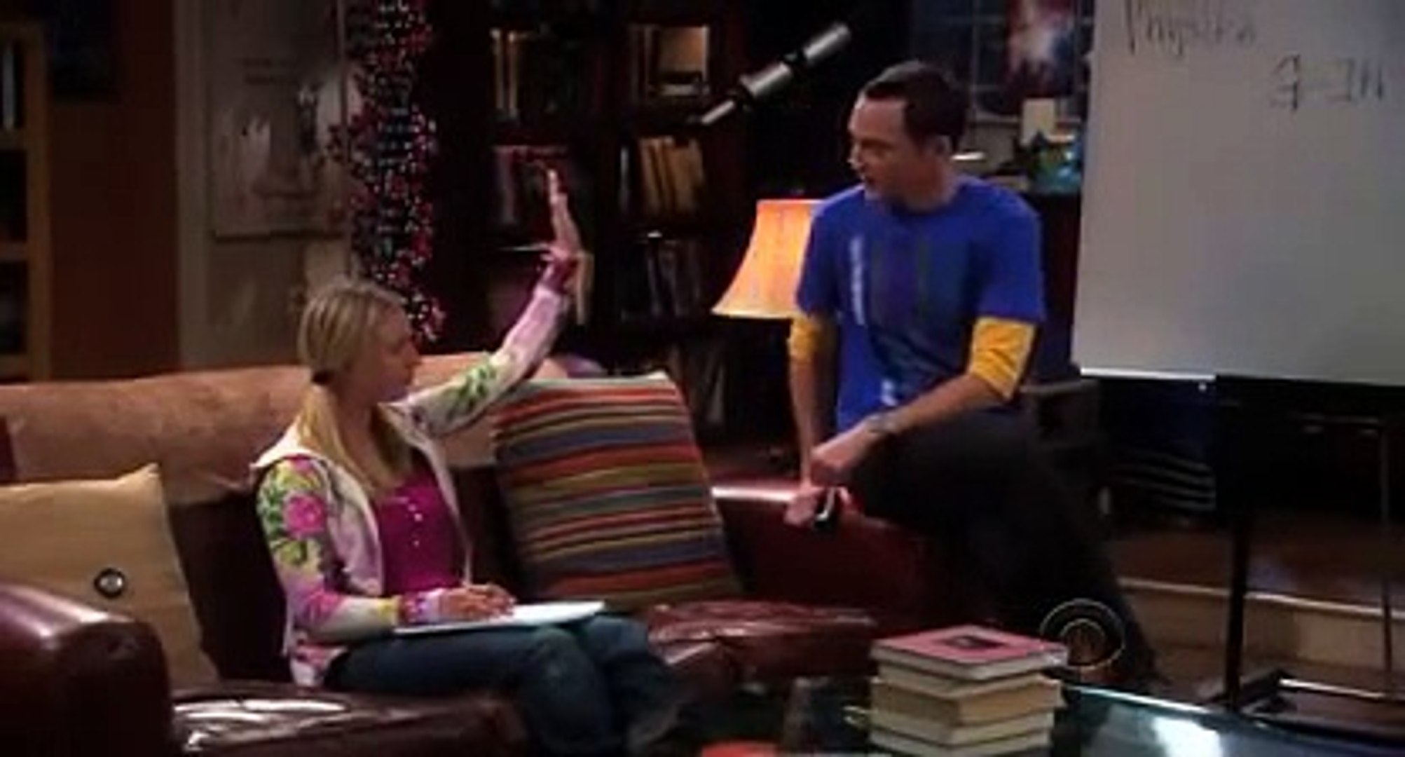 The Big Bang Theory - Sheldon teaches Penny Physics