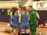 BRAZIL - HUNGARY  (women) 2nd World Tamburello Indoor Championship - Catalonia 2017