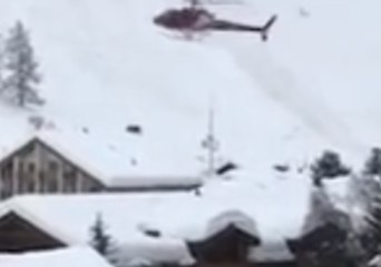 Helicopters Evacuate People From Zermatt as Avalanche Threat Increases