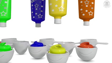 Funny Surprise Eggs Cartoons video for Children - Learn Colors 3D Animation Song