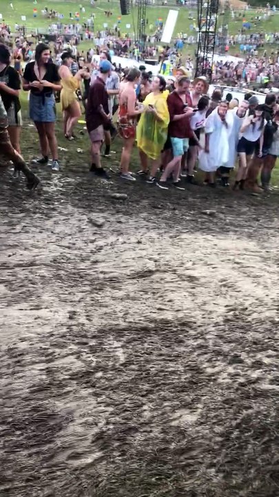 Festival Mud Slip and Slide