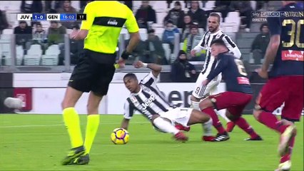 1-0 Douglas Costa Goal Italy  Serie A - 22.01.2018 Juventus FC 1-0 Genoa
