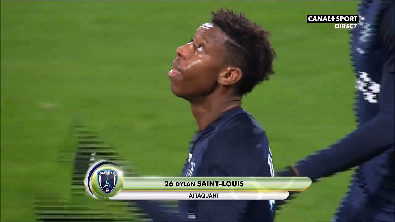 1-0 Dylan Saint-Louis Goal France  Ligue 2 - 22.01.2018 Paris FC 1-0 AC Ajaccio