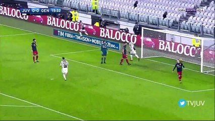 فيديو :شاهد هدف أول ليوفنتوس في مرمى جنوى عن طريق  دوغلاس كوستا