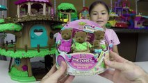 Super Cute Lil Woodzeez Treehouse | Giant Bear Family Surprise Egg and Surprise Toy Magic