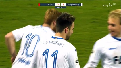 0-1 Germany  3. Liga - 22.01.2018 RW Erfurt 0-1 Magdeburg