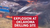 Five workers missing after oil rig explosion at Oklahoma drilling site