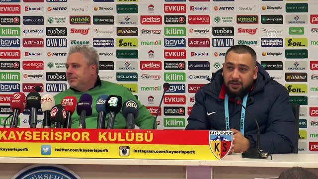 Kayserispor - Galatasaray maçının ardından - Kayserispor Teknik Direktörü Marius Sumudica - KAYSERİ