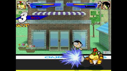 M.U.G.E.N Match #8: Baby Bowser VS Buttercup