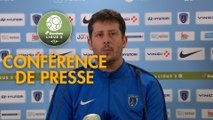 Conférence de presse Paris FC - AC Ajaccio (2-1) : Fabien MERCADAL (PFC) - Olivier PANTALONI (ACA) - 2017/2018