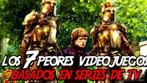 LOS 8 PEORES JUEGOS BASADOS EN SERIES DE TV