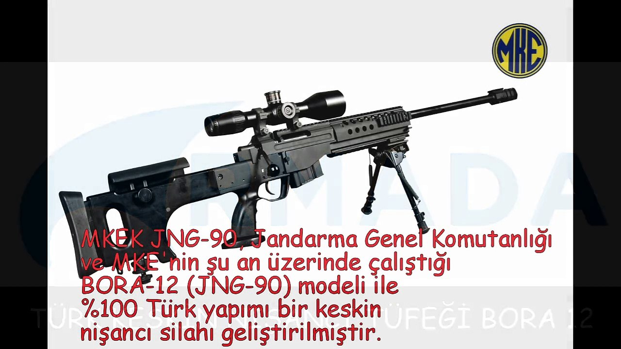 İLK TÜRK KESKİN NİŞANCI TÜFEĞİ BORA 12