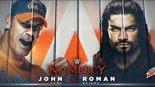 John Cena vs Roman Reings No Mercy  2017 en español latino.Completo