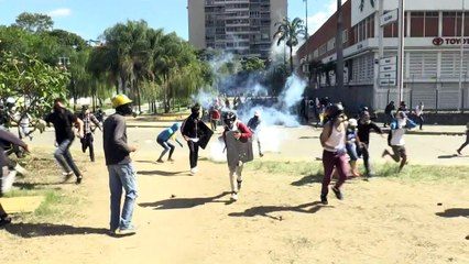 Disturbios en protesta en Caracas por muerte de  piloto rebelde