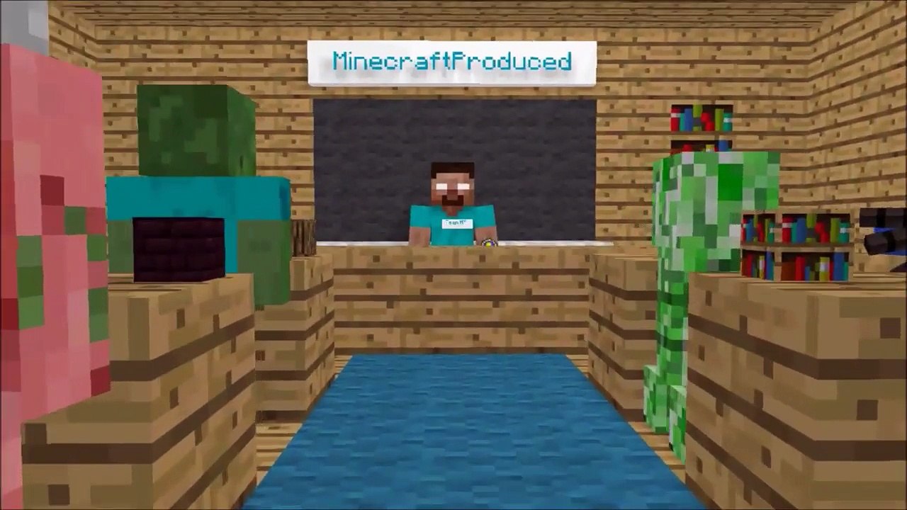 Monster School: Kids Mobs - Parkour (Minecraft Animation)