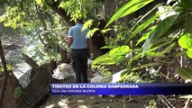 Tiroteo en colonia sampedrana deja una persona sin vida