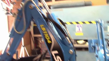 LS XJ2025 Tractor backhoe removal