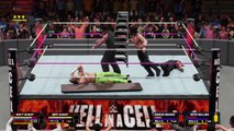 WWE 2K18 TheHardyBoyz vs RomanReigns/sethrollins TLC Tag