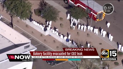 Hazmat crews respond to CO2 leak in Phoenix
