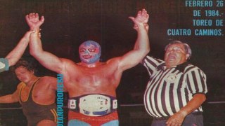 Enrique Vera vs Dos Caras For the UWA World Heavyweight Championship Toreo de 4 Caminos 1984
