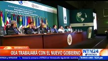 Secretario general de la OEA tiene la “firme intención” de trabajar con las autoridades electas en Honduras Configurar