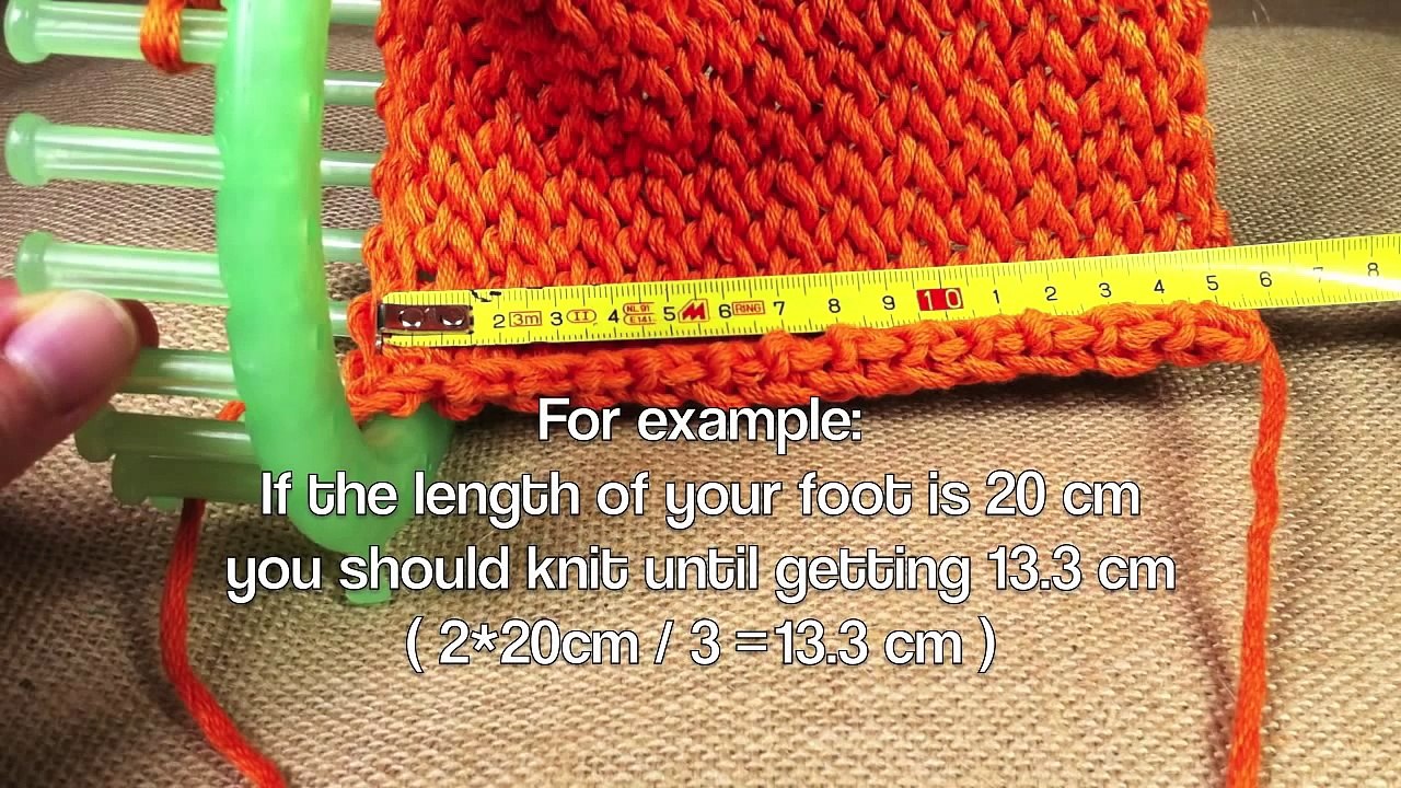 How to Loom Knit Slippers (DIY Tutorial)