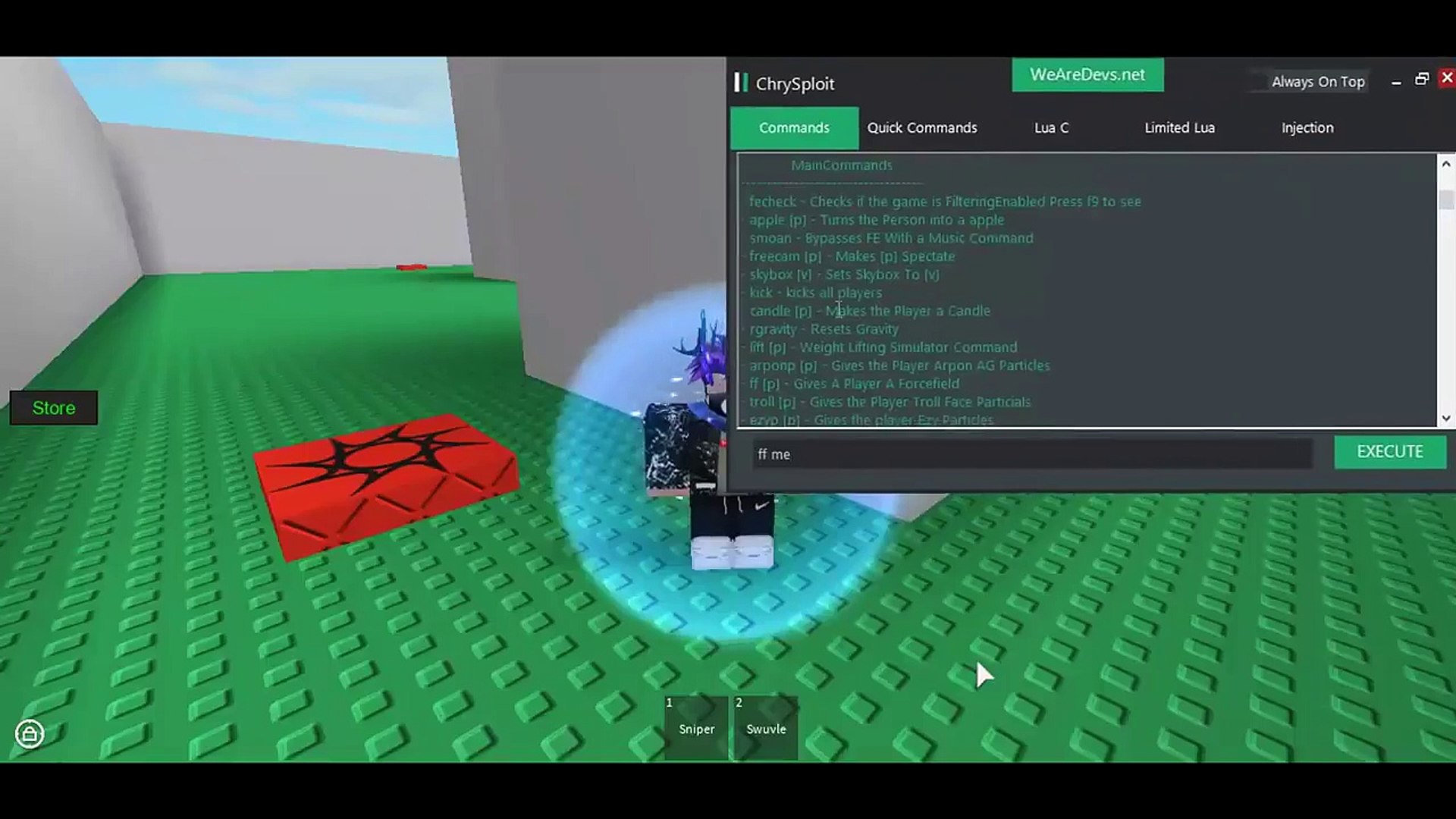 Roblox Exploit Chrysploit 2018 Level 7 Lua C Script Executor Still - roblox script weight lifting simulator 3 roblox free lvl 7