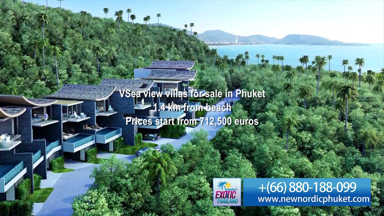 Sea view pool villa for sale in Phuket, Thailand, Patong beach