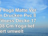 LIUYU Yoga Matte Verdicken Drucken Pvc 8 Mm Fitness Decke 173  61  08 Cm Yoga liefert