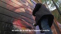 A Londres, le street artiste Dreph célèbre l'immigration