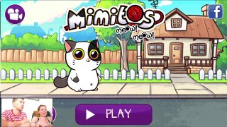 Брошенный Котик #1 – игровой мультик для детей, Нашли котика на улице! My Virtual cat Mimitos