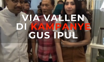 Pedangdut Via Vallen dan Nela Karisma di Kampanye Gus Ipul