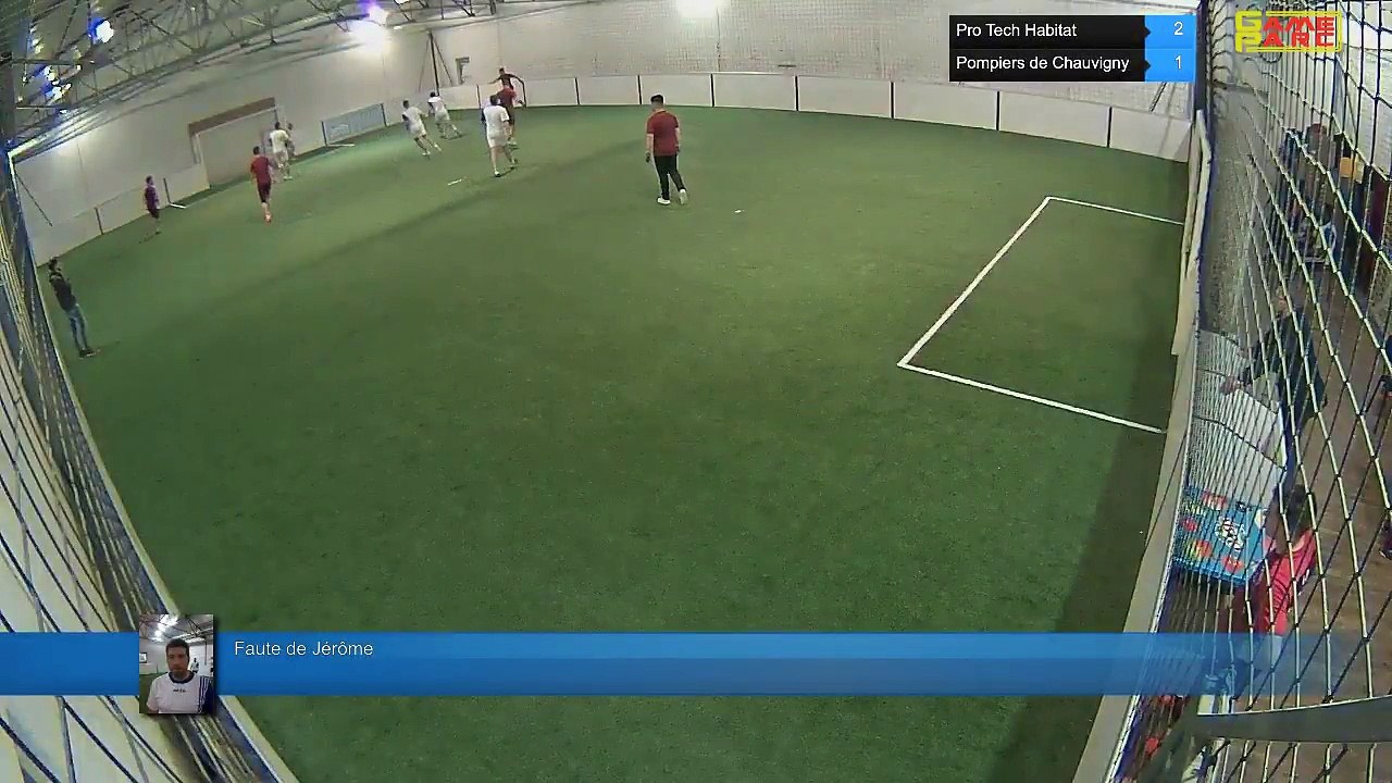 Faute de Jérôme  - Pro Tech Habitat Vs Pompiers de Chauvigny  - 22/01/18 20:00 - LIGUE 2
