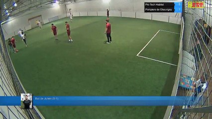 But de Julien (5-1) - Pro Tech Habitat Vs Pompiers de Chauvigny  - 22/01/18 20:00 - LIGUE 2