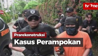 Polisi Gelar Prarekonstruksi 21 Adegan Kasus Perampokan