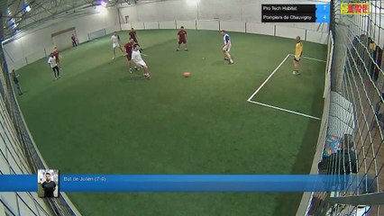 But de Julien (7-4) - Pro Tech Habitat Vs Pompiers de Chauvigny  - 22/01/18 20:00 - LIGUE 2