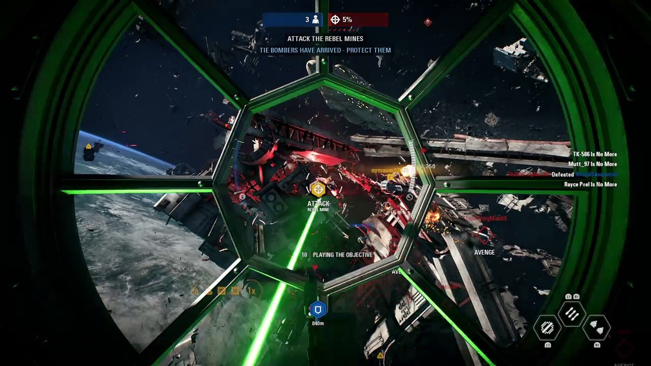 CR Death Star debris attack  L1P