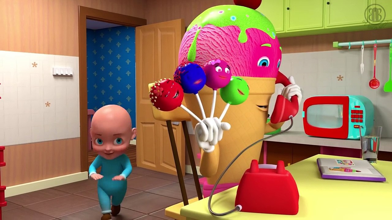 Funny Baby EAT LOLLIPOPS - Learn colors with Baby - 3D animation Cartoon for Chi