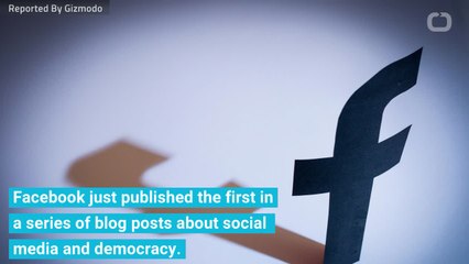 Facebook Slowly Realizing It Might Be Ruining Democracy