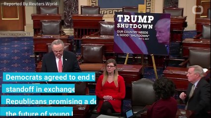 Senators Reach Deal To End Government Shutdown